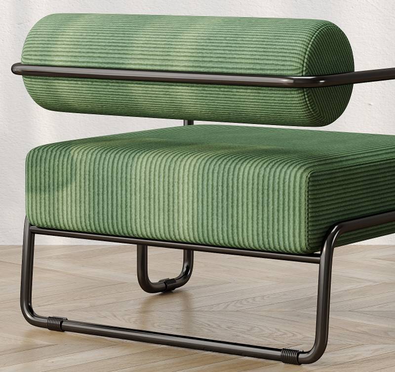 Cozy Green Lounge Chair