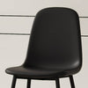 Sleek Black Dining Chair Set - Modern Comfort in Every Seat!