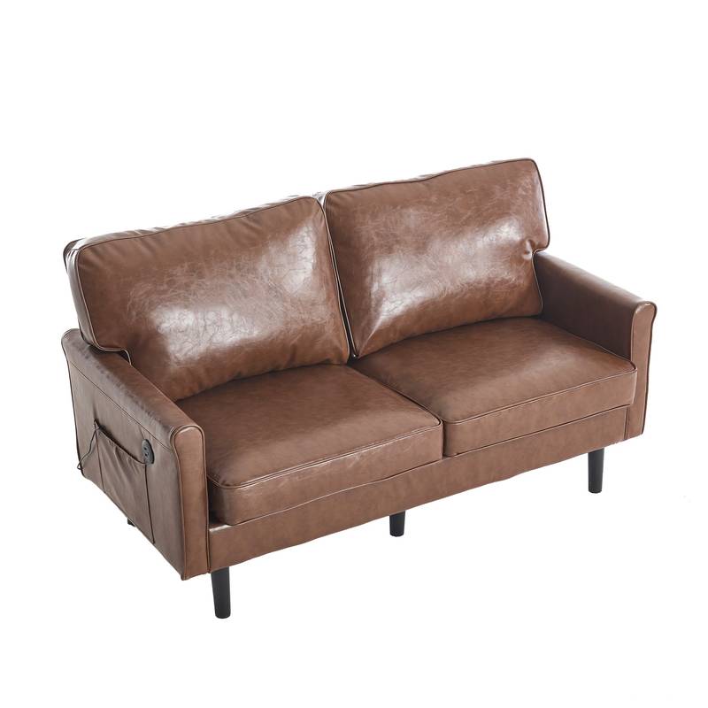 Cozy USB Loveseat Sofa