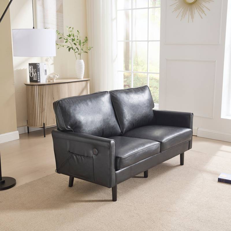 Chic USB Loveseat Sofa