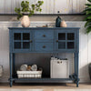 Charming Navy Farmhouse Console Table