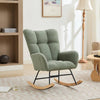 Cozy Green Rocking Glider - Perfect for Nurseries & Living Rooms