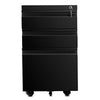 Locking Rolling File Cabinet – Secure & Mobile Storage Solution for Your Office