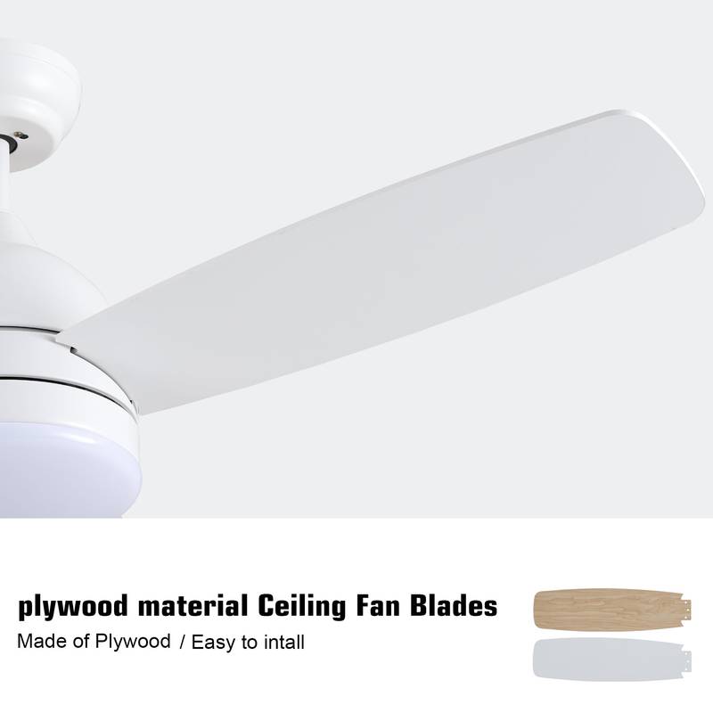 Sleek LED Ceiling Fan with Remote Control
