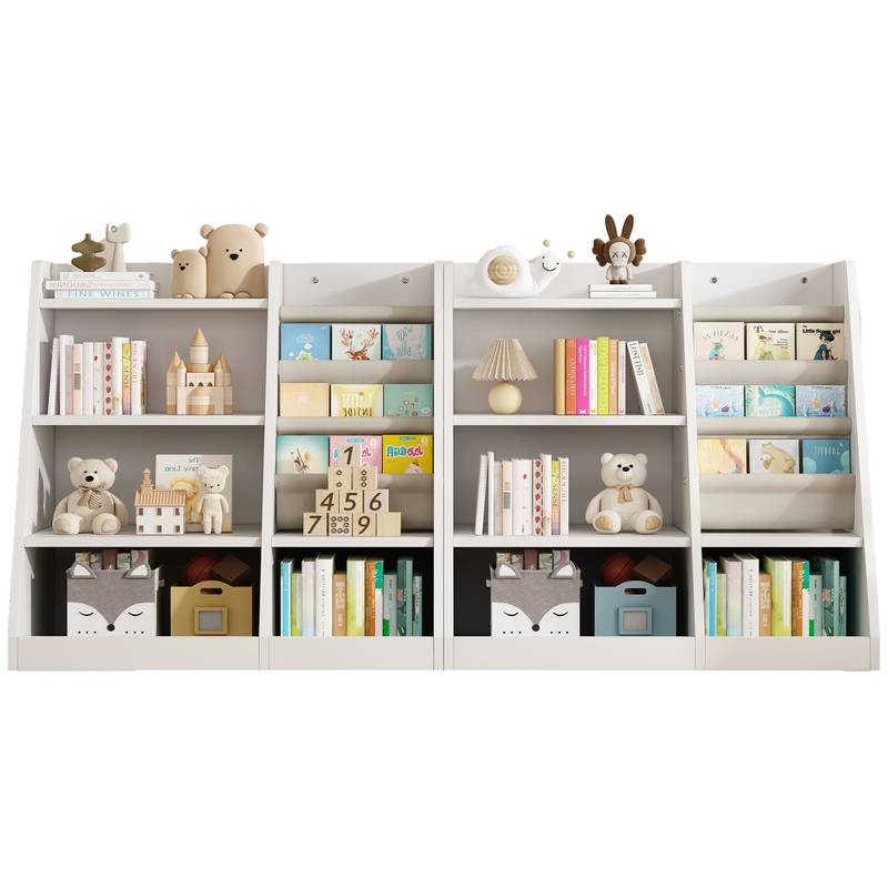 Cozy Kids Book Nook Storage Shelf