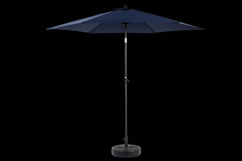 Navy Blue Patio Umbrella with Easy Tilt and Crank