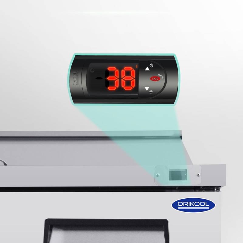 Chill & Prep Pro: Commercial Refrigerator with Butcher Block Top