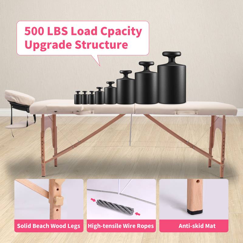 Easy-Travel Massage Table with Carrying Case