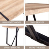 Rustic Industrial Wood Dining Table for Cozy Gatherings