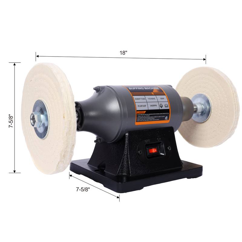Power Buff Pro: Versatile Bench Polisher for Metal, Wood, and More