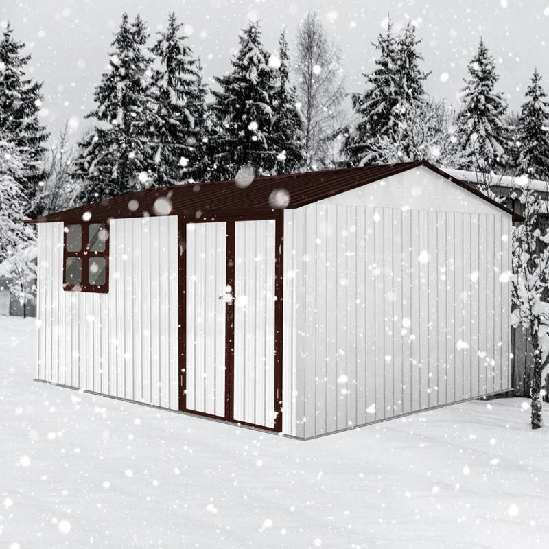 Stylish Outdoor Storage Shed with Window