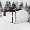 Stylish Outdoor Storage Shed with Window