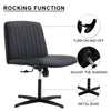 Sleek Black Adjustable Swivel Chair for Home & Office