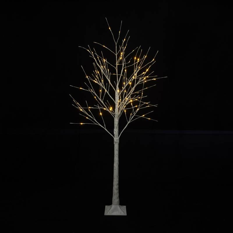 Enchanting Lighted Birch Tree for Festive Decor