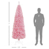 Pink Slim Douglas Fir Christmas Tree