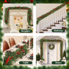 Glowing Faux Spruce Garland