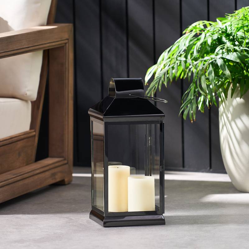 Shimmering Steel Lantern