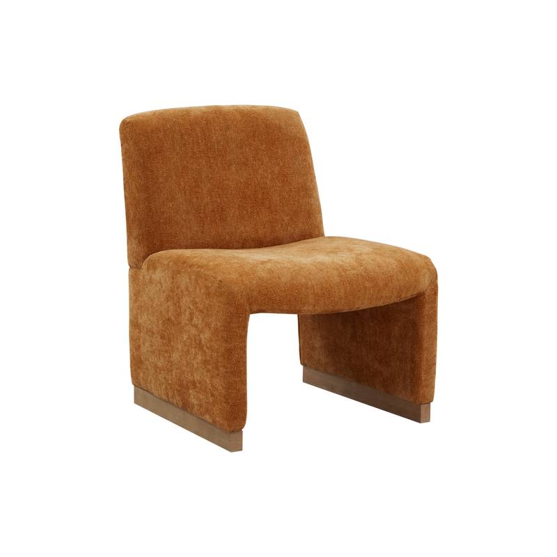 Cozy Orange Accent Chair