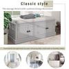 Stylish Storage Bench with Cushioned Seat