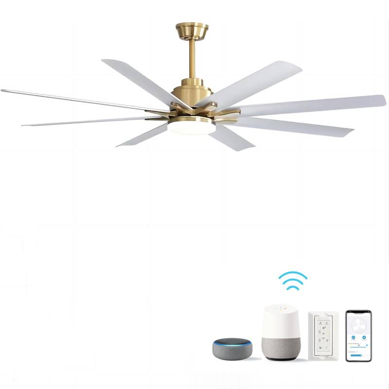 Stylish Ceiling Fan with LED Light and Remote Control