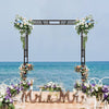 Versatile Black Garden Arch for Climbing Plants