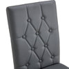 Stylish Gray Armless Dining Chairs Set