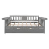 Cozy Gray Daybed with Hidden Trundle