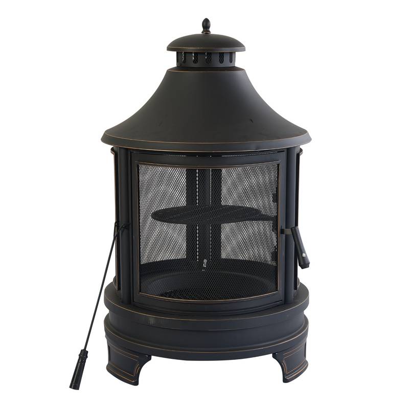 Cozy Two-in-One Outdoor Fire Pit & Heater