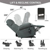 Cozy Recliner for Seniors with Remote Control