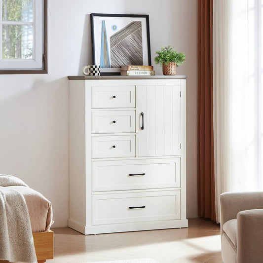 Rustic Farmhouse Tall Dresser