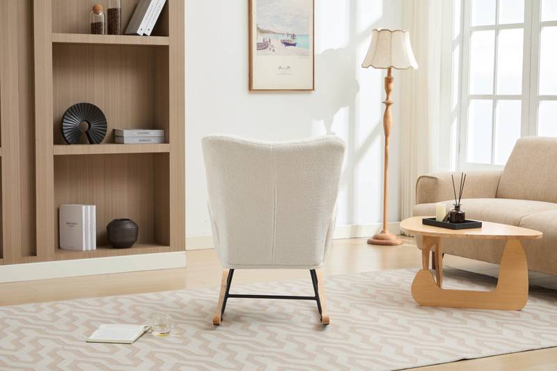 Cozy Glide Rocking Chair for Nurseries and Homes