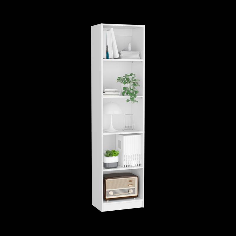 Vinton XS White Compact Bookshelf