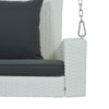 Cozy Wicker Swing for Two
