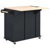 Versatile Kitchen Island with Power Outlet & Wheels