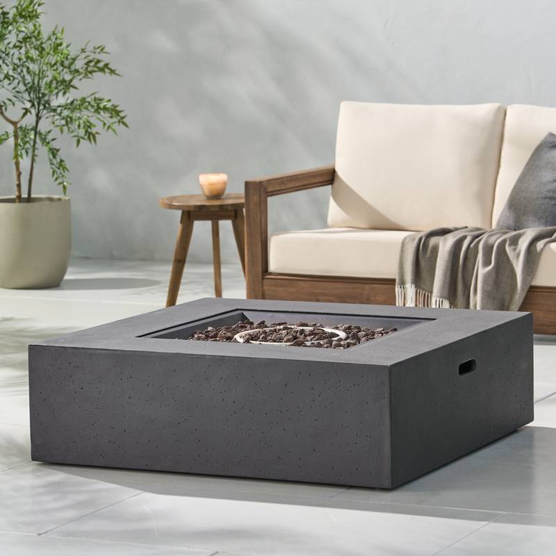Cozy Square Fire Table for Outdoor Gatherings