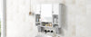 Sleek Wall-Mounted Bathroom Storage & Mirror Cabinet