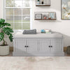Stylish Storage Bench with Cushioned Seat
