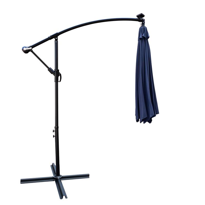 SunnyGlow Patio Umbrella: Solar-Powered Shade with LED Lights