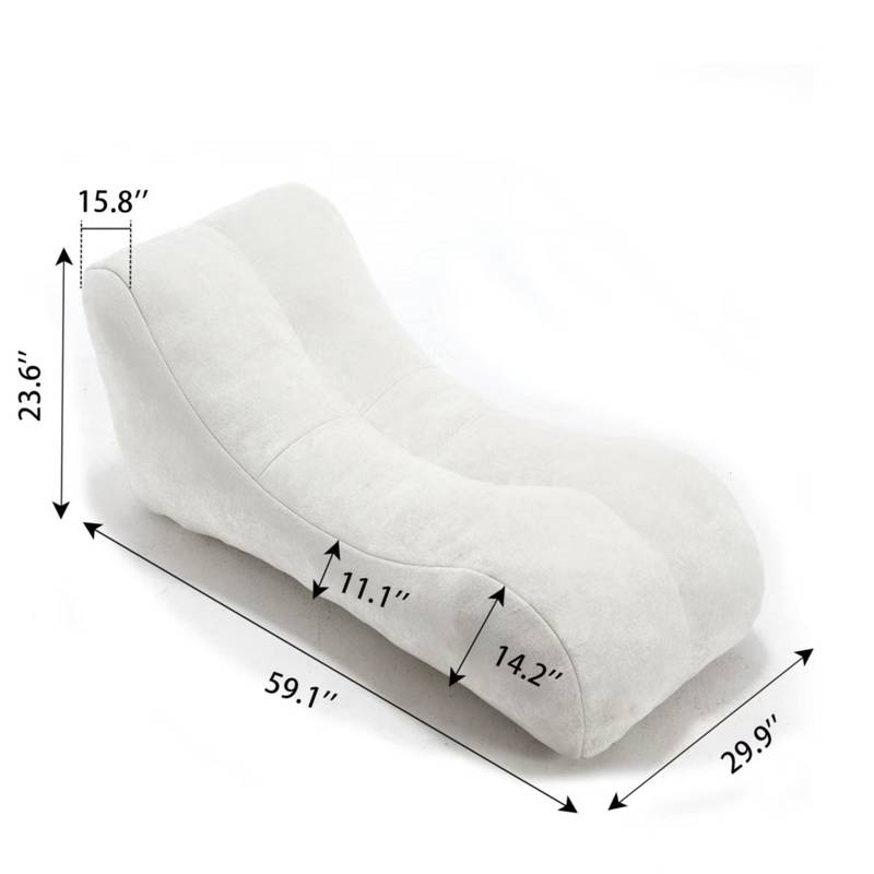 Cozy Curvy Bean Bag Chair
