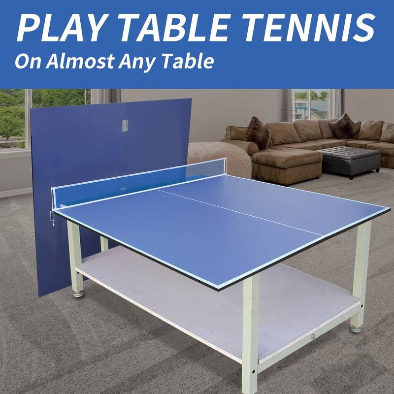 Blue Foldable Ping Pong Table Top for Indoor Fun