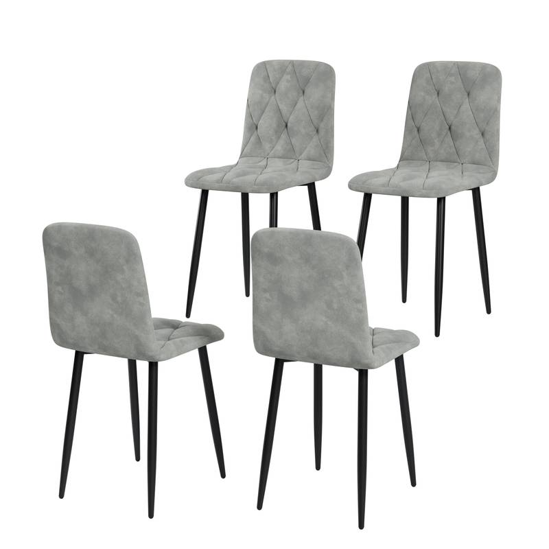 Chic Velvet Dining Chairs - Set of Four