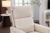 Cozy Beige Swivel Rocker Glider Chair