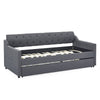 Chic Twin Daybed with Trundle and USB Charging