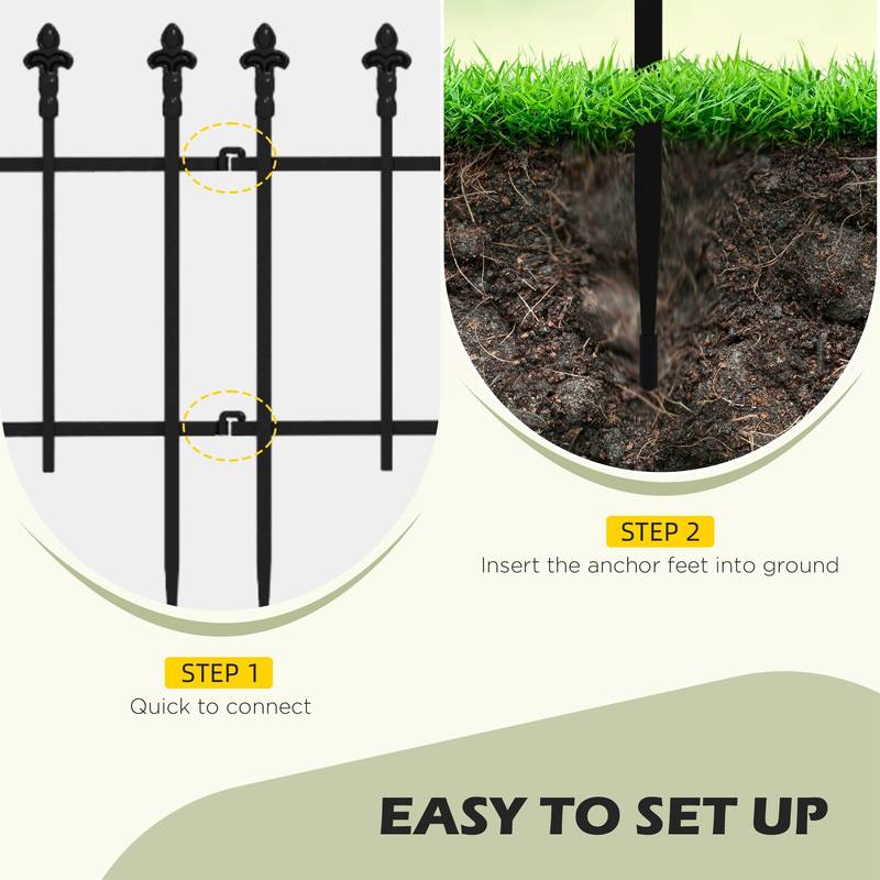 Chic Garden Border Fence Panels