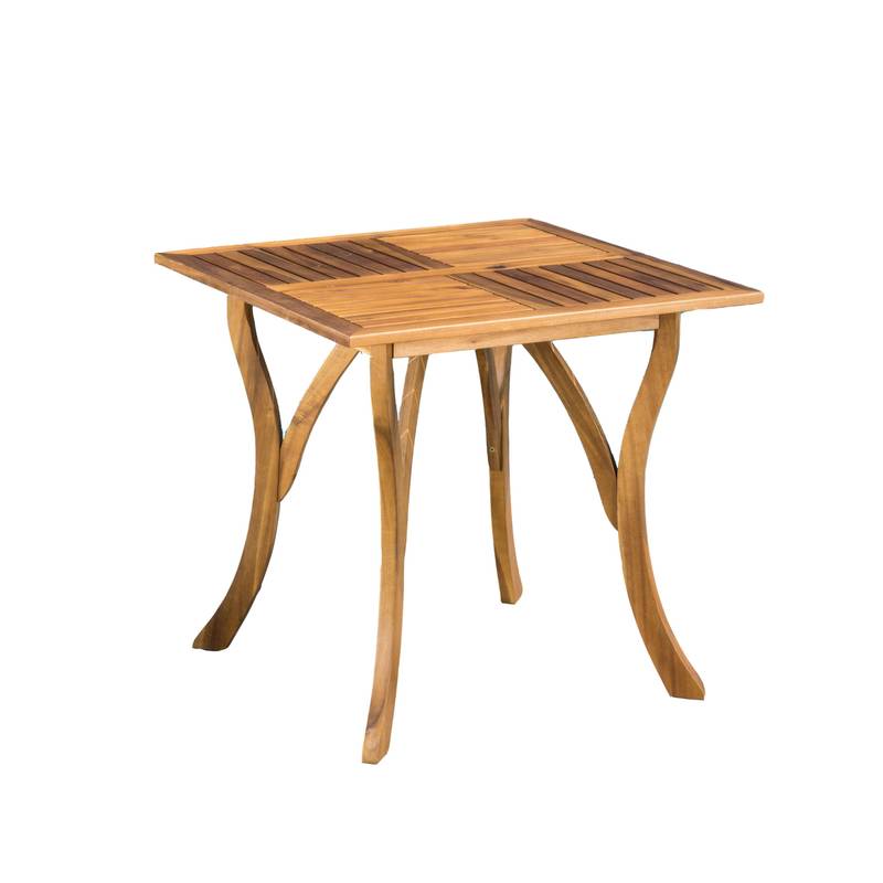 Chic Wood Square Table