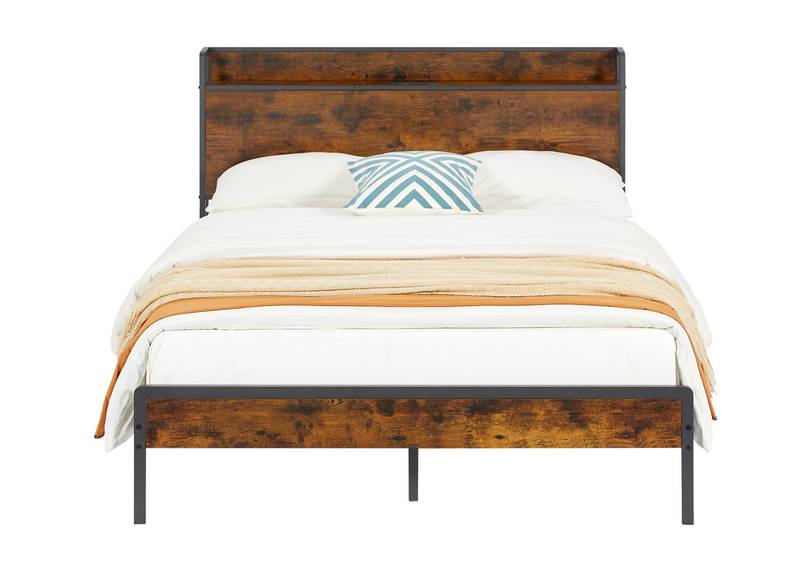 Rustic Charging Bed Frame