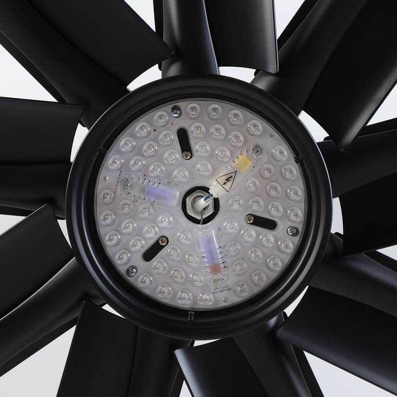 Giant Black Ceiling Fan with Remote