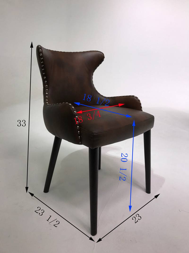 Viking Chic Barrel Chair with Nailhead Detail