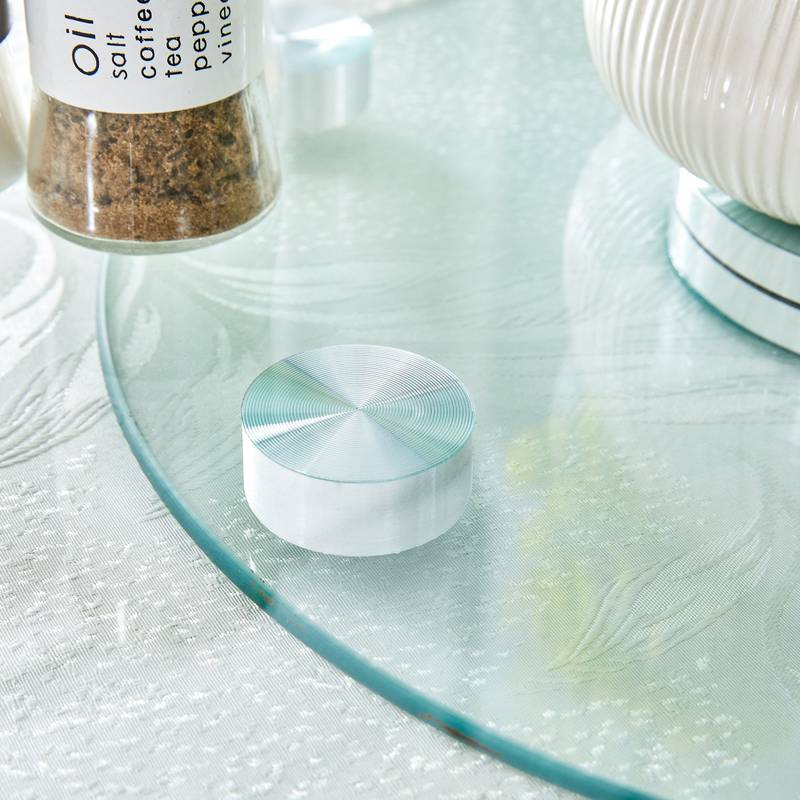 Spin & Store: Double-Layer Glass Organizer