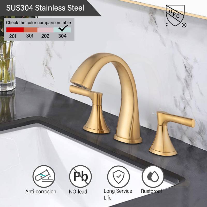 Golden Charm Bathroom Faucet